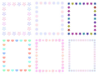 花のフレーム　B-2