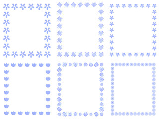 花のフレーム　B-4