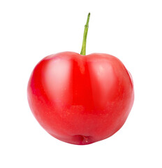 Acerola cherry on white background
