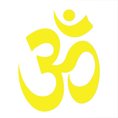 Diwali om illustration logo