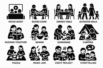 Fototapeta premium Family activities: quality time ideas for togetherness and fun