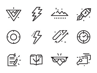 Flash Sale Line Art Illustration for Ecommerce Marketing