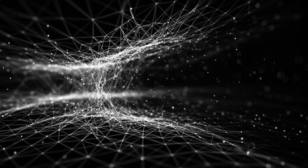 spider web on dark background