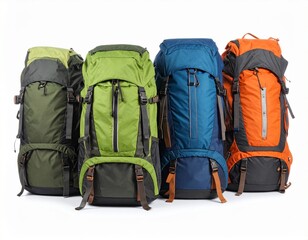 Fototapeta premium backpack on white background