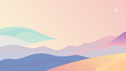 Obraz premium Minimalist Pastel Background with Soft Gradients for a Calm and Elegant Look