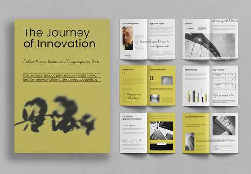 Contemporary Research Report Template