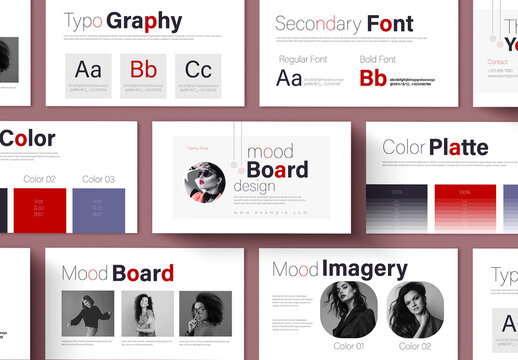 Elegant Brand Mood Board Design Template