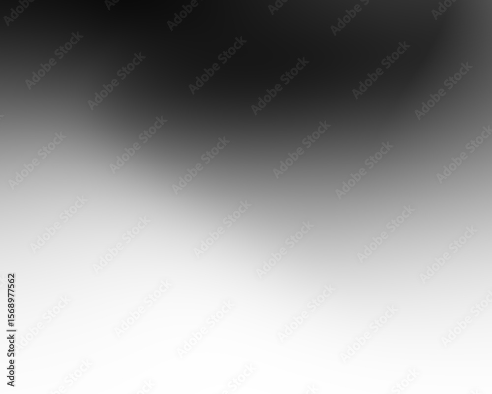 Poster Transparent black gradient for design and decoration. Black gradient shadow effect isolated on transparent background
