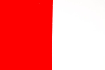 Striking Contrast of Bold Red and Clean White Creates a Modern Visual Aesthetic