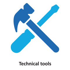 Technical tools Vector Icon which can easily modify or edit