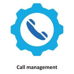 Call management  Vector Icon which can easily modify or edit