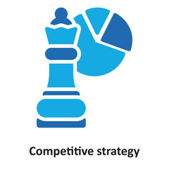 Competitive strategy Vector Icon which can easily modify or editCompetitive strategy Vector Icon which can easily modify or edit