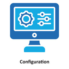 Configuration Vector Icon which can easily modify or edit