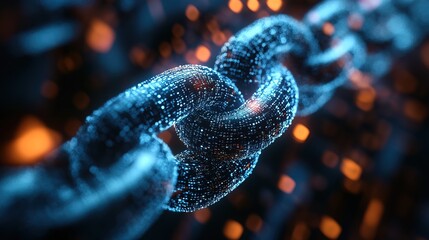 A futuristic industrial economy where blockchain smart contracts govern global transactions