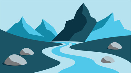 mountain road in the mountains