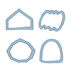 いろいろな形のフレームセット