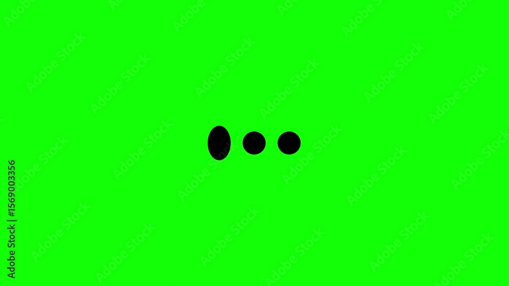 Poster dot looping loading animation. circular dot progress indicator with smooth seamless motion.