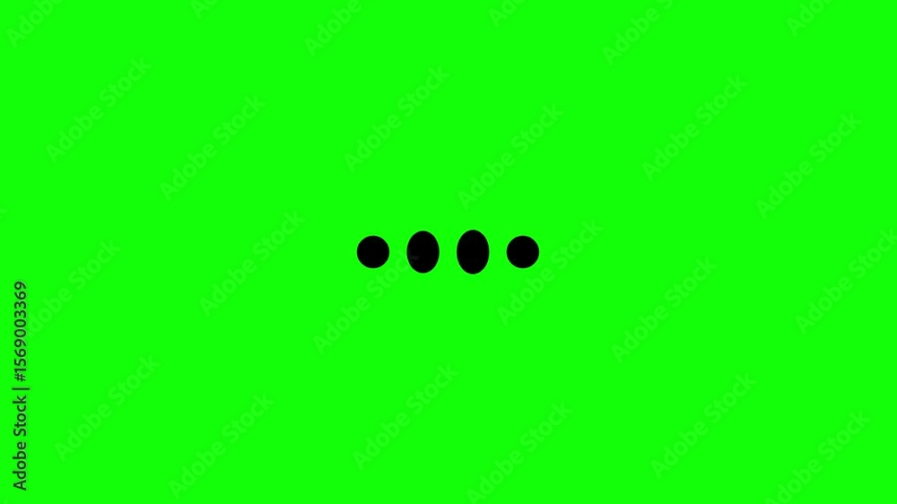 Poster dot looping loading animation. circular dot progress indicator with smooth seamless motion.