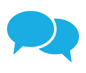 Two speech bubble icon.