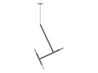 JAX 03-003 , Brass -Black-Silver / Clear crystal , Elegant Lighting Fixture Against black bachground 