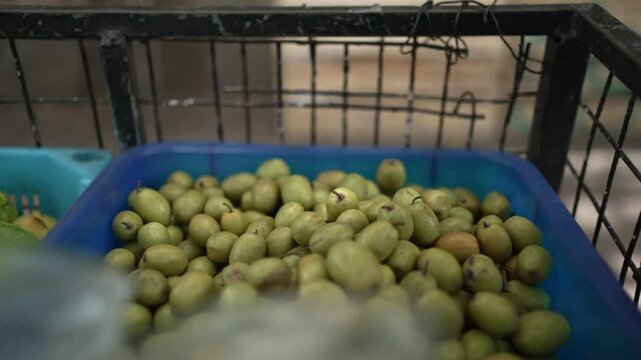 Fruits put on display at a local Sri Lankan market