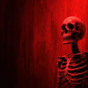 halloween skeleton background image