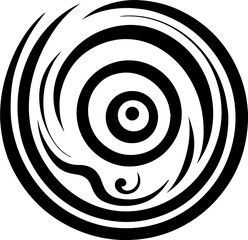 Abstract Spiral Swirl Icon