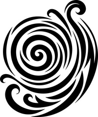 Abstract Spiral Swirl Icon