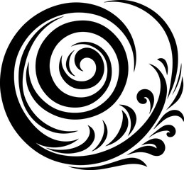 Abstract Spiral Swirl Icon