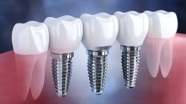 Tooth anchor design: oral surgery, jaw restoration, titanium post, gum integration, artificial root, dental innovation, prosthetic support, enamel solution, bone fusion, maxillofacial procedure.