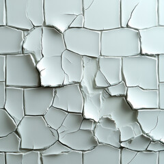 Broken glass cut out white 