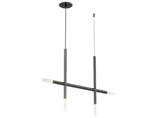 JAX 04-002 , Brass -Black-Silver / Clear crystal , Elegant Lighting Fixture Against white...