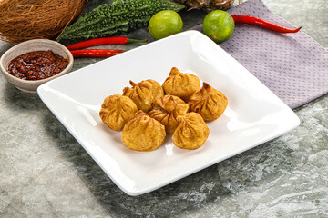 Tibetian cuisine - Momo stuffed dumplings