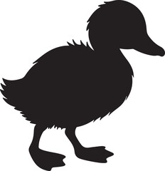 Fototapeta premium Baby Rabbit Silhouette Vector Icon Design – Cute Bunny Outline Graphic for Animal and Easter Themes