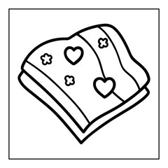 vector illustration of a white background