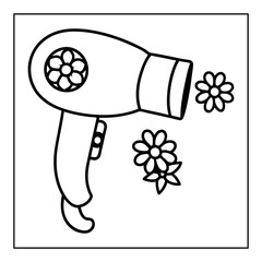 vector illustration of a white background