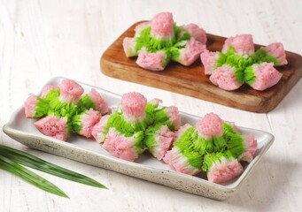 Carabikang is a snack, made from a mixture of rice flour, eggs, warm coconut milk and granulated sugar