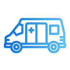 ambulance Gradient icon