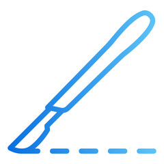 surgical scalpel Gradient icon