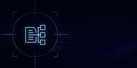 Core Flow Visualizing Digital Hierarchies in a Precision-Guided Network
