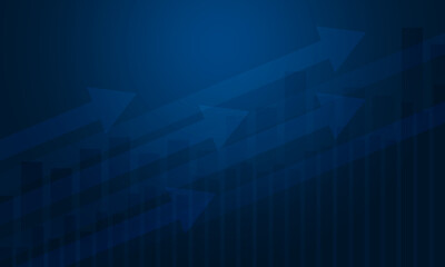 グラフと矢印の背景・フレーム