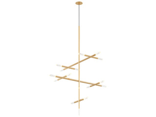 JAX 15-002 , Brass -Black-Silver / Clear crystal , Elegant Lighting Fixture Against white...
