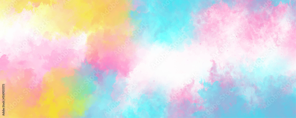 Canvas Prints beautiful abstract watercolor background paint texture. color splashing on paper with watercolor spl