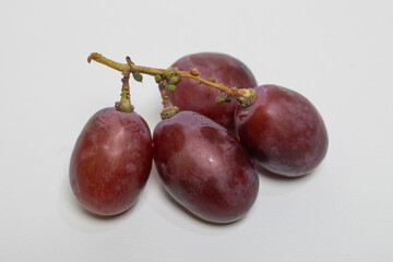 Juicy and ripe red grapes, perfect for snacking or juicing.