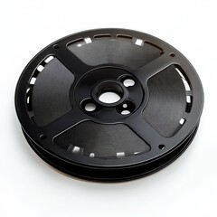 Black film reel isolated on white background (1)
