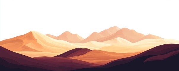Desert Mountain Landscape Sunrise