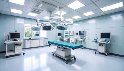 "3D Model of Surgery Simulation Room – Educational Medical Training Environment for Future Healthcare Professionals"
