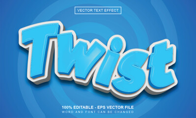 Twist Text Effect
