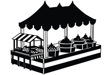 Vibrant Farmers Market Stall Fresh Produce and Seasonal Delights