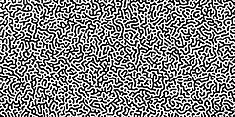 Abstract Reaction-diffusion Turing pattern natural texture gray gradient color scheme. Linear design with biological algorithm psychedelic background. Reaction-diffusion or truing patter	